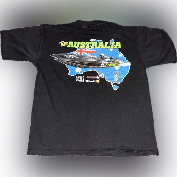 Team Australia High-Performance Boating Vintage T-Shirt – 1990s Rare Graphic - Picture 2 of 5